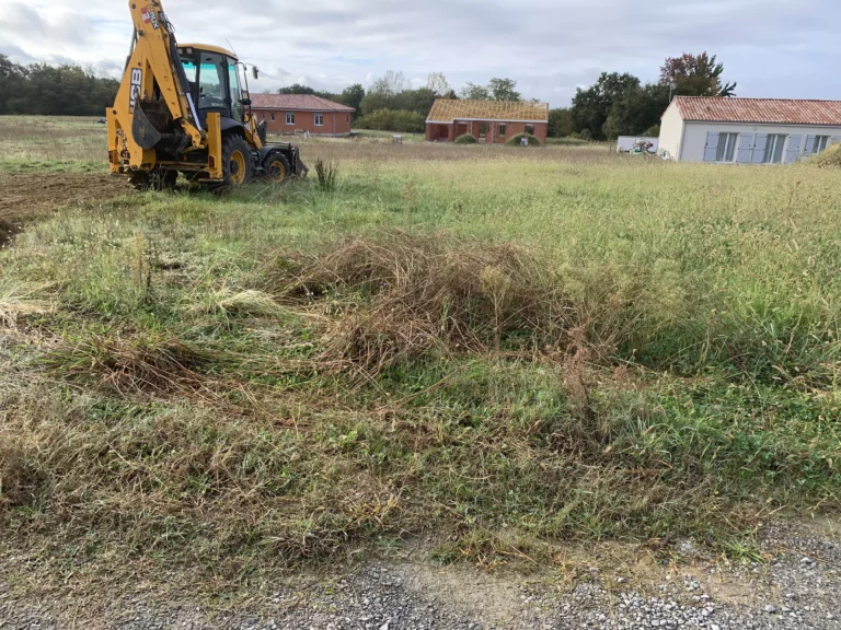 Accès chantier Gamarde LTP40 Landes