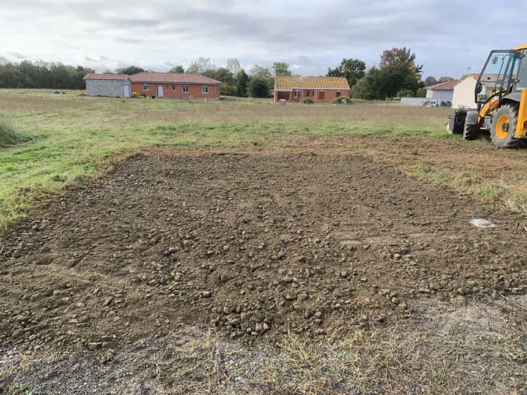 Accès chantier Gamarde LTP40 Landes